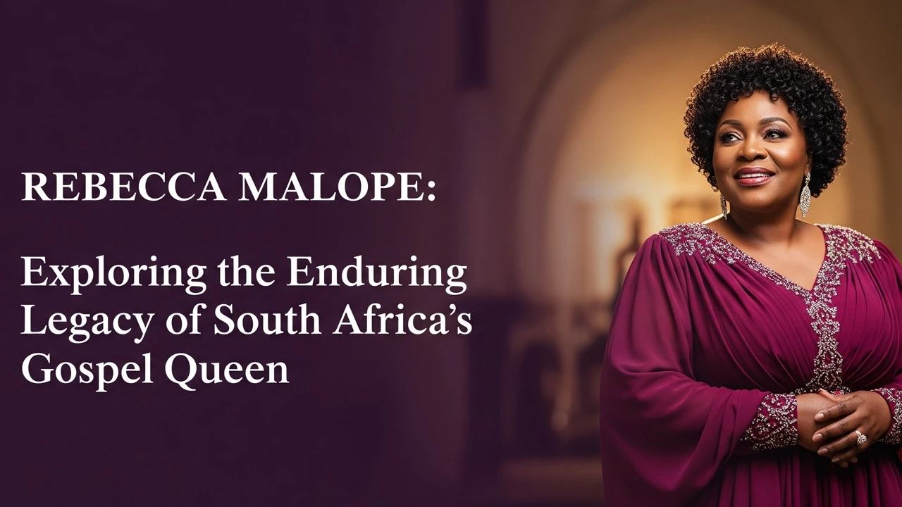 Rebecca Malope Exploring the Enduring Legacy of South Africa's Gospel Queen