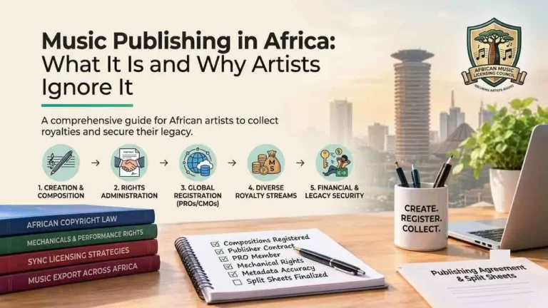 Music Publishing in Africa: What It Is and Why Artists Ignore It at Their Peril